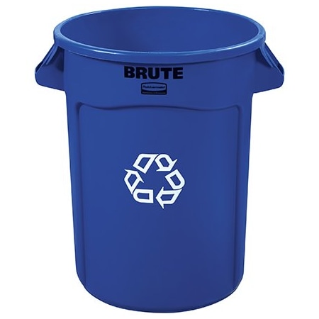 Rubbermaid Rubbermaid Brute Recycling Container - 32 Gallon, Blue BUY00022261